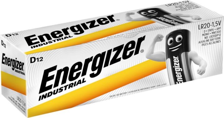 Energizer Industrial Pro D LR20 Alkáli Góliátelem 1.5V (12 db / csomag)