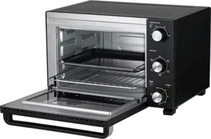 MPM MPE-17/T kompakt Elektromos mini sütő 48L 1800 Watt - Fekete