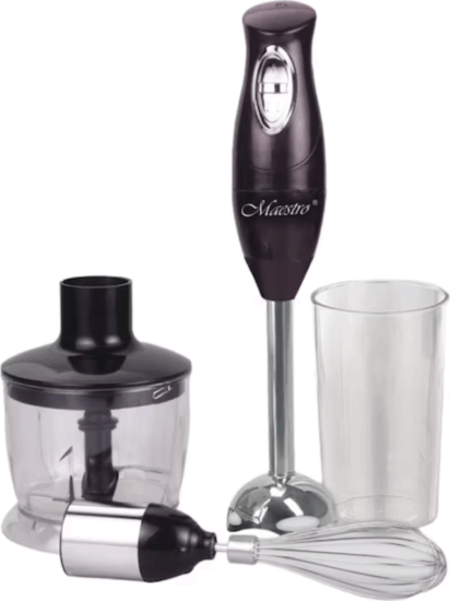 Maestro MR-564 kézi Botmixer készlet 300W - Fekete