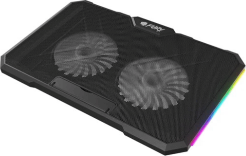 Fury Gunbai G3 14.1-17.3" RGB Laptop hűtőpad - Fekete