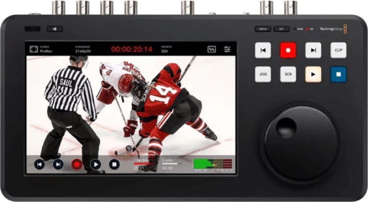 Blackmagic Design HyperDeck Shuttle 4K Pro Asztali Videó Rögzítő és Lejátszó - Fekete
