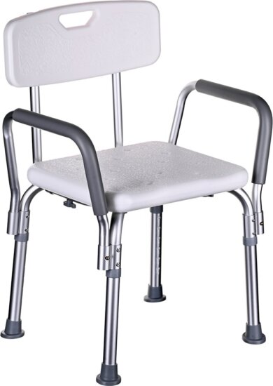 ActionMed KP300AM Állítható alumínium Zuhanyszék Max 110kg - Fehér
