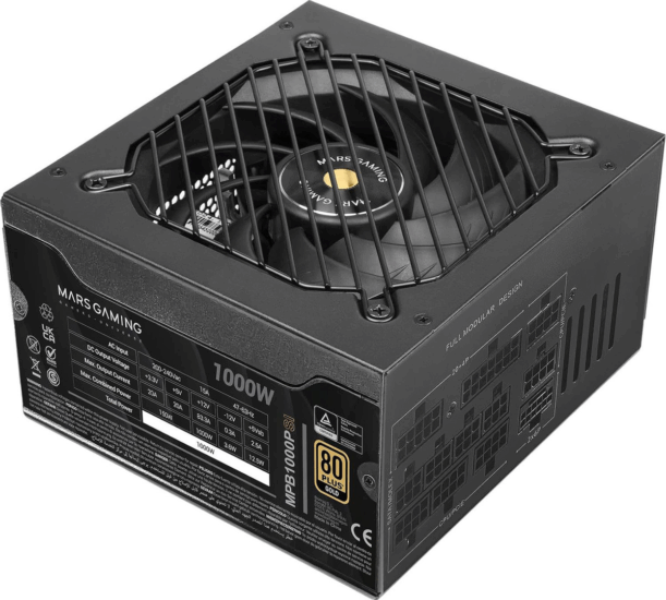 Mars Gaming MPB750SI 750W 80 Plus Silver Fél-moduláris Tápegység