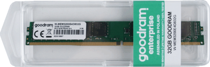 Goodram 32GB / 3200 DDR4 UDIMM CL15 Single Desktop RAM