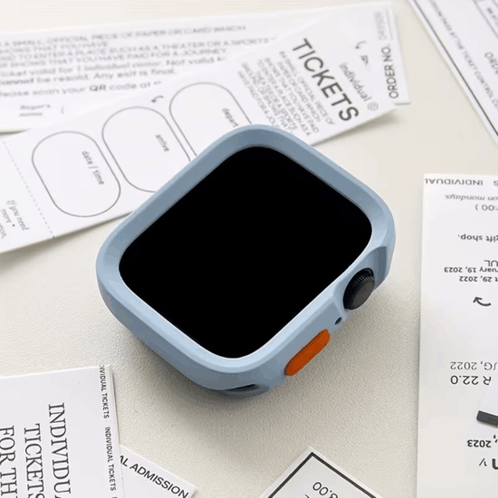 BlackBird BH1858 Apple Watch 44/45mm Okosóra tok - Kék