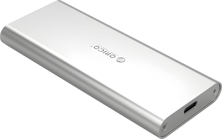 Orico M2G-C3-SV M.2 USB-C 3.1 Külső SSD ház - Ezüst