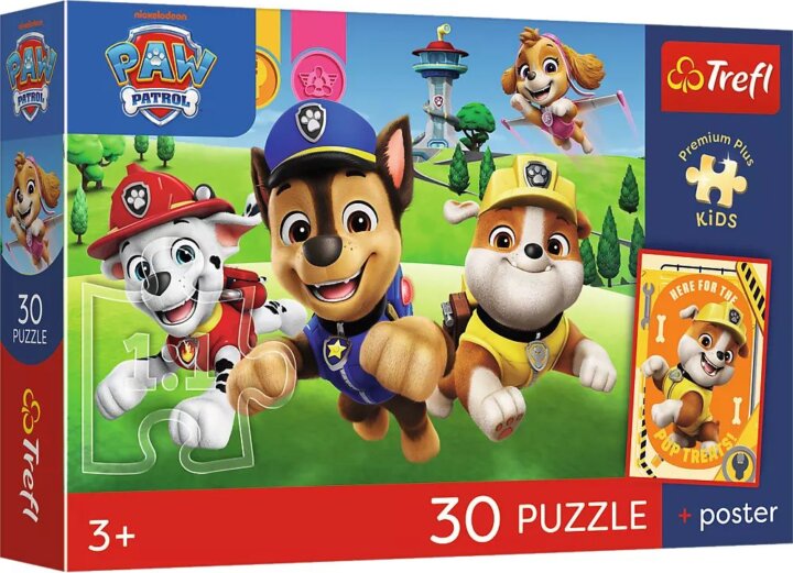 Trefl 18346 Premium Plus Kids Mancs őrjárat 30 darabos puzzle