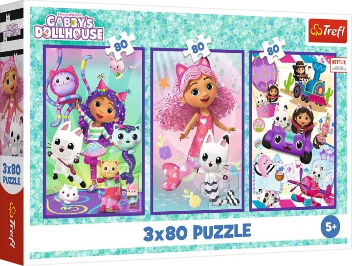 Trefl 34882 Gabi színes napjai 3az 1ben puzzle