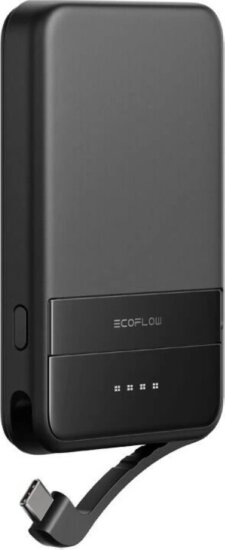 EcoFlow RAPID Mágneses PowerBank integrált USB-C Kábellel / 5000mAh 30W - Fekete EcoFlow RAPID Mágneses PowerBank integrált USB-C Kábellel / 5000mAh 30W - Fekete