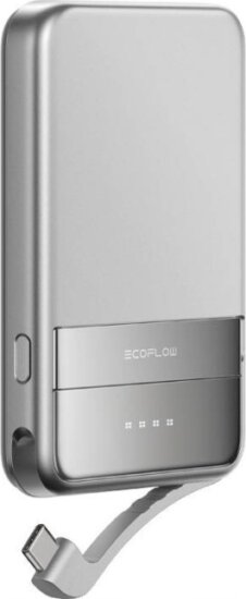 EcoFlow RAPID Mágneses Powerbank integrált USB-C Kábellel / 10000mAh 65W - Ezüst EcoFlow RAPID Mágneses Powerbank integrált USB-C Kábellel / 10000mAh 65W - Ezüst