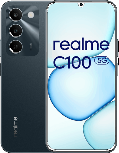 Realme C100 5G 4/128GB 5G Dual SIM Android Okostelefon - Szürkészöld
