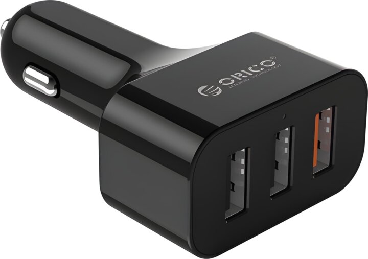 Orico UCH-Q3-BK 3x USB-A Autós Töltő 35W - Fekete