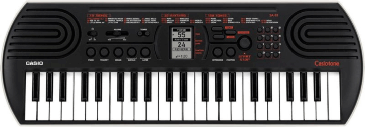 CasioMU SA-81 Gyermek mini szintetizátor - Fekete