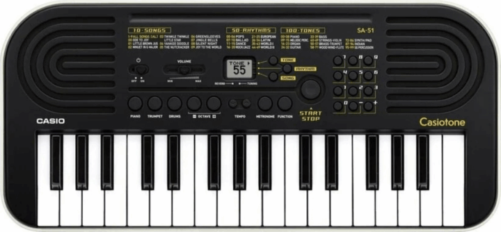 Casio SA-51 Gyermek mini szintetizátor - Fekete