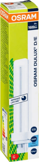 Osram DULUX D/E G24Q-3 FS1 26W Kompakt fénycső 16,4cm - Hideg fehér