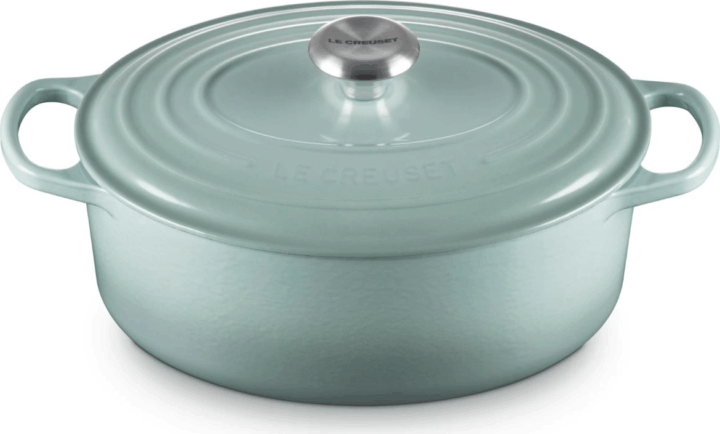 Le Creuset Signature Öntöttvas főzőedény 29 cm - Kékeszöld Le Creuset Signature Öntöttvas főzőedény 29 cm - Kékeszöld
