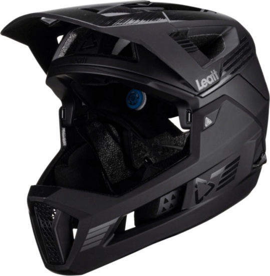 Leatt MTB Enduro 4.0 V23 Kerékpáros Sisak - Fekete (M 55-59cm)