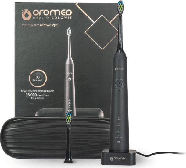 Oromed ORO-SONIC PROFESSIONAL Elektromos szónikus fogkefe - Fekete