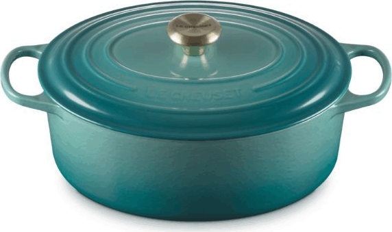 Le Creuset Signature Öntöttvas főzőedény 31cm - Kék