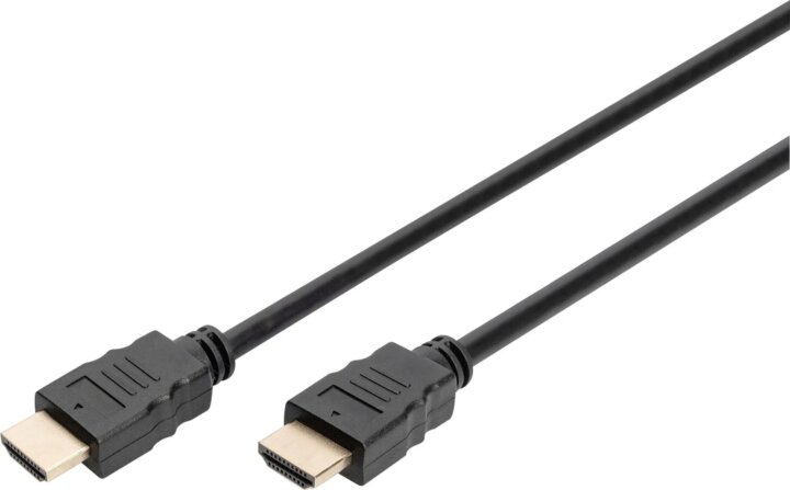 Digitus DB-330123-010-S High Speed Ethernet HDMI 2.0 - HDMI 2.0 Kábel 1m - Fekete