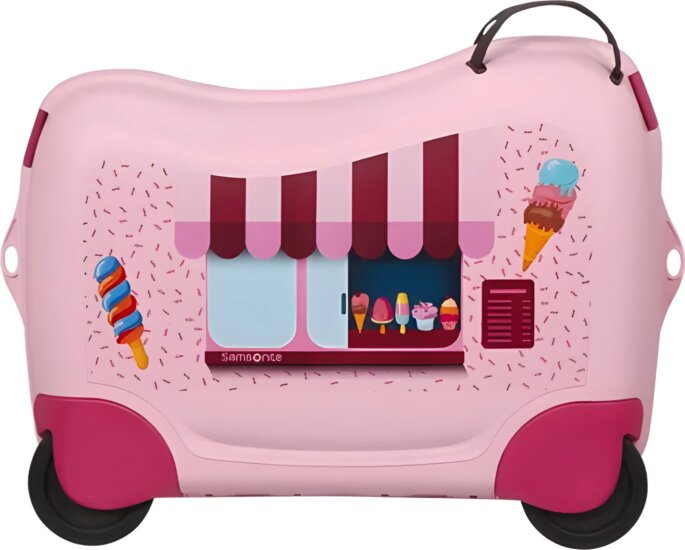 Samsonite Dream2Go Keményfedeles Négykerekű Gyerekbőrönd - Rózsaszín