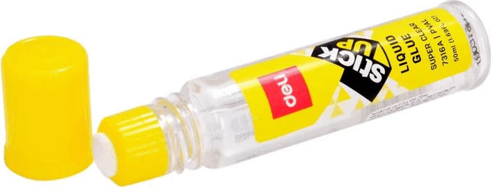 Deli StickUp áttetsző kenőfejes ragasztó 50ml - Átlátszó