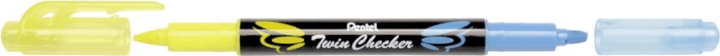 Pentel Twin 1-3,5mm szövegkiemelő - Sárga/Kék