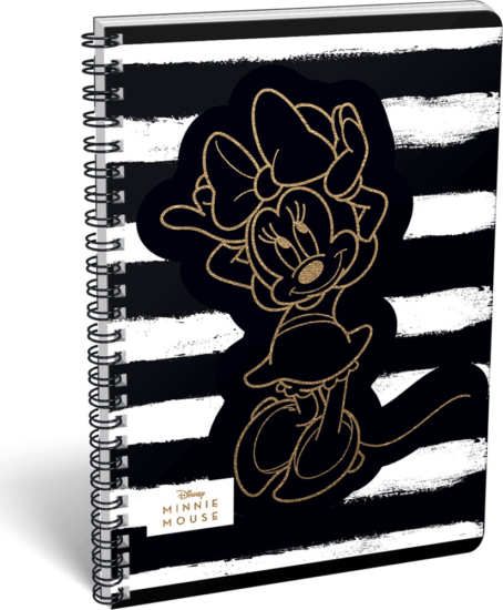 Lizzy Card Minnie Fashion A4 négyzetrácsos spirálfüzet - Mintás