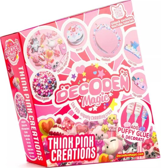 Decoden Magic - Varázsdekor rózsaszín alkotások kreatív készlet