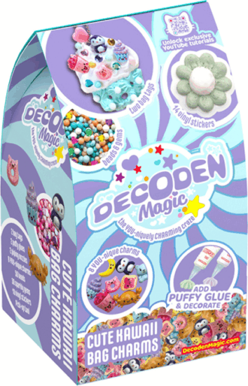 Decoden Magic - Varázsdekor Kawaii táskadísz készítő kreatív szett