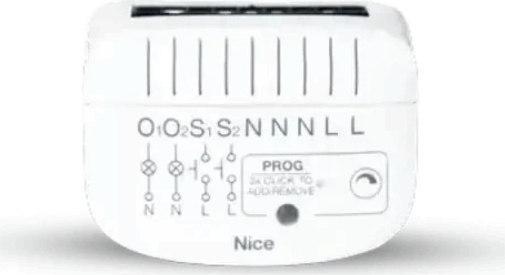 Nice FGD-223 EU DoubleDimmer Control 2-csatornás Z-Wave Okos LED Fényerőszabályozó