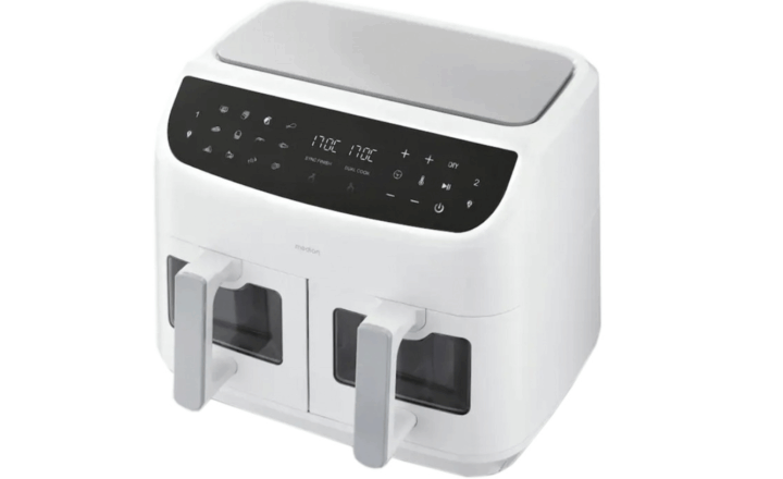 Medion Doppel Life P20 MD11760 AirFryer Forrólevegős sütő 2x4,35L 2600 Watt - Fehér