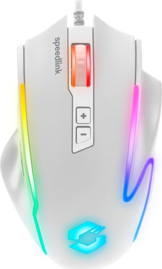 Speedlink DECUS NX Vezetékes RGB Gaming Egér - Fehér
