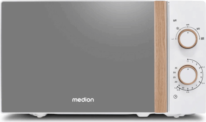 Medion MD10596 Mikrohullámú sütő 20L 700W - Fehér/Szürke Medion MD10596 Mikrohullámú sütő 20L 700W - Fehér/Szürke