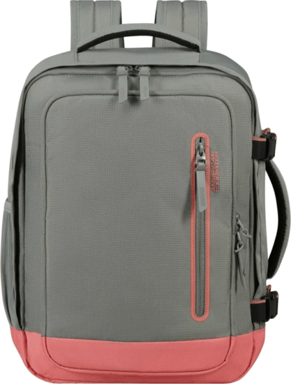 American Tourister Take2Cabin Sport 15.6" laptop hátizsák - Szürke/Korall