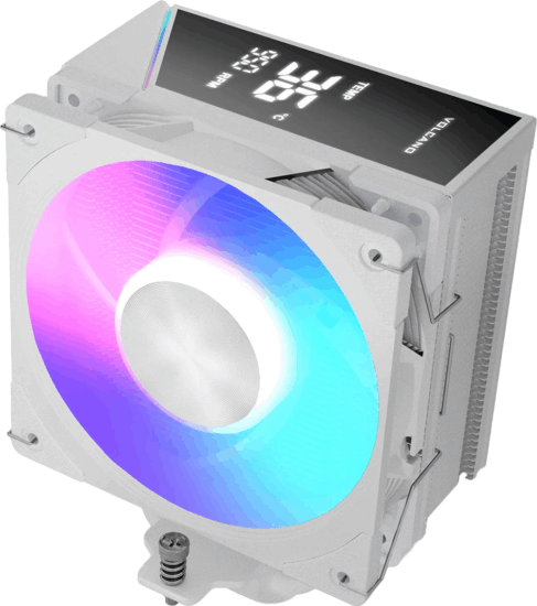 MODECOM Volcano 0C T202 LCD ARGB PWM Univerzális CPU hűtő - Fehér