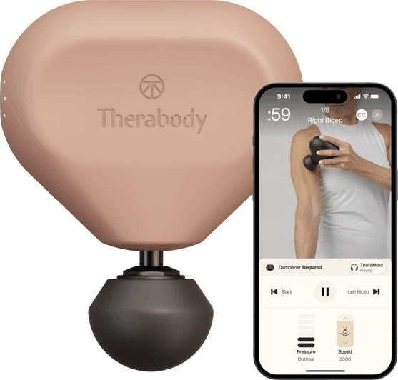 Therabody Theragun Mini 3.0 Masszázspisztoly - Púder rózsaszín Therabody Theragun Mini 3.0 Masszázspisztoly - Púder rózsaszín