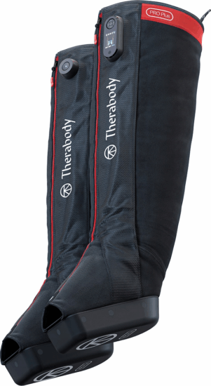 Therabody JetBoots PRO Plus Kompressziós lábmasszírozó (L) - Fekete
