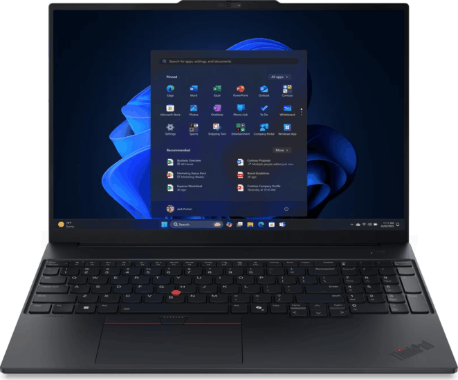 Lenovo ThinkPad E16 G3 Laptop Fekete (16" / Intel Core Ultra 5-226V / 16GB / 512GB M.2 SSD / Win 11 Pro) Lenovo ThinkPad E16 G3 Laptop Fekete (16" / Intel Core Ultra 5-226V / 16GB / 512GB M.2 SSD / Win 11 Pro)
