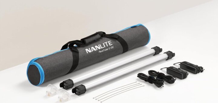 Nanlite PavoTube II 15C LED Stúdió lámpa 2 darab 2500K- 7500K / 30 Watt Nanlite PavoTube II 15C LED Stúdió lámpa 2 darab 2500K- 7500K / 30 Watt