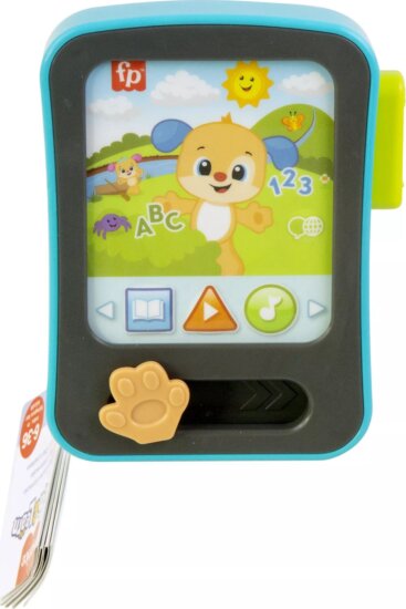 Fisher-Price Kacagj és fejlődj e-könyvecske zenélő bébijáték