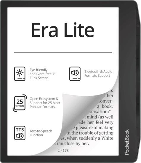 PocketBook Era Lite 7" 16 GB E-book olvasó - Szürke