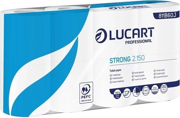 Lucart UBC77 Toalettpapír 2 rétegű (8 tekercs) Lucart UBC77 Toalettpapír 2 rétegű (8 tekercs)