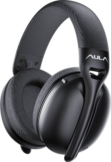 AULA S6 Bluetooth + Wireless / Vezetékes Gamer Fejhallgató Headset - Fekete