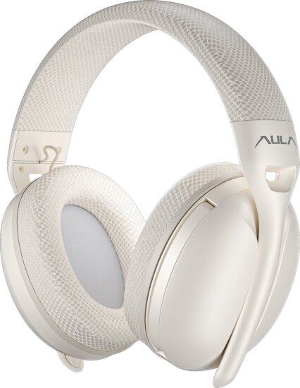 AULA S6 Bluetooth + Wireless / Vezetékes Gamer Fejhallgató Headset - Fehér