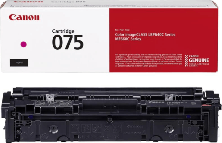 Canon 075M Erdeti Toner - Magenta