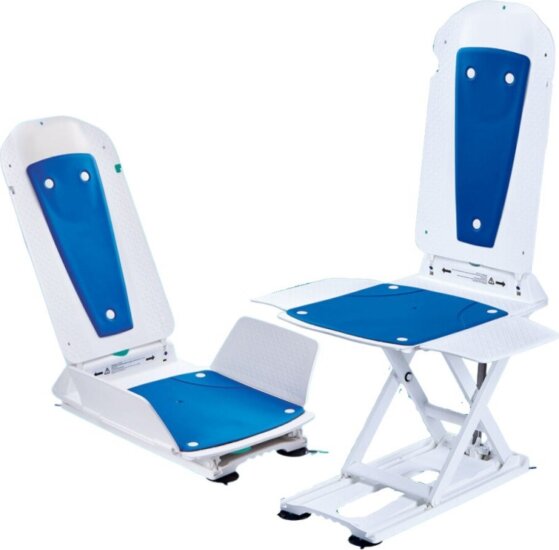 Kanjo ECO Akkus kádbeemelő lift Max140kg - Fehér / Kék