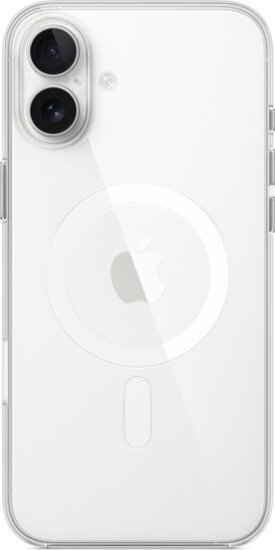 Apple Clear Case MagSafe iPhone 16 Plus Telefon tok - Átlátszó