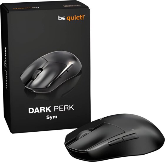 Be Quiet! Dark Perk Sym Wireless Optikai Gaming Egér - Fekete