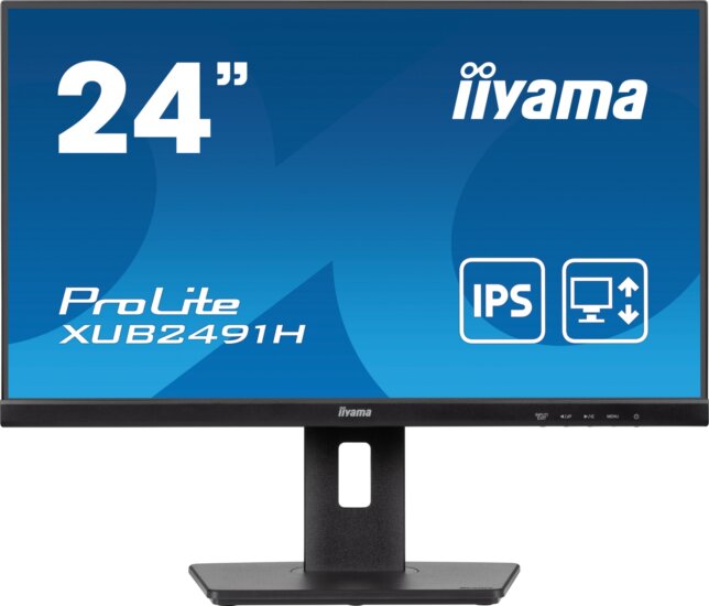 iiyama 23.8" ProLite X2491H-B1 16:9 FullHD IPS LED Monitor - Fekete